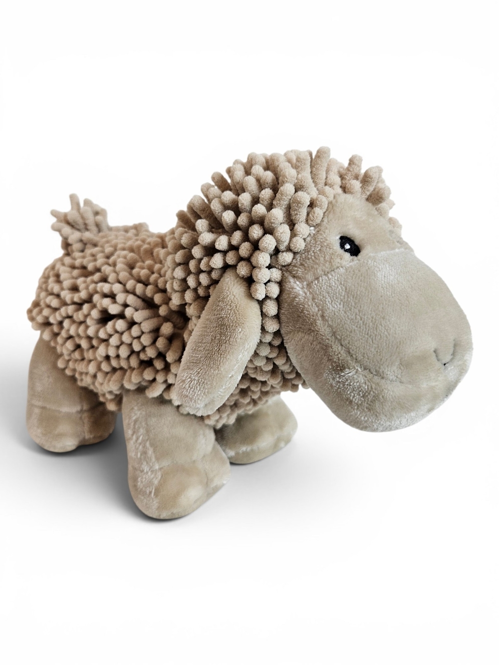 Little Miracles Sweet Snoodles Lamb Plush OS Chenille Sheep Lovey Tan Beige